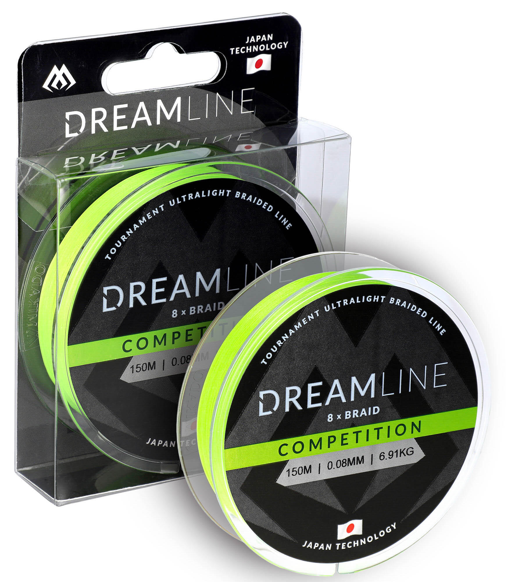 Tresse Pêche 0.16mm 15.54kg 150m 8X Verte 1/3