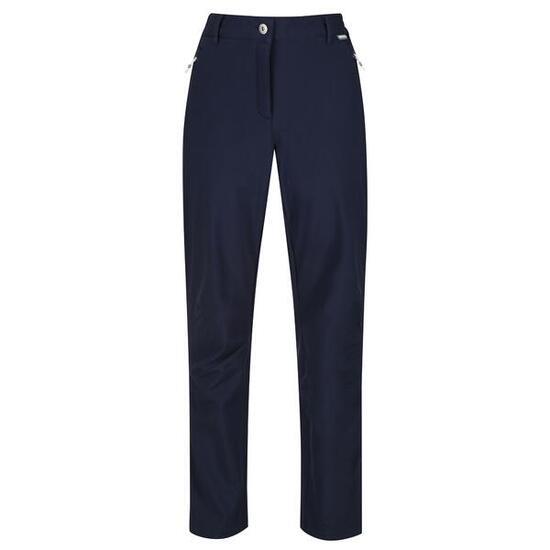 Pantalon De Randonnée GEO SOFTSHELL Femme (Bleu Marine)