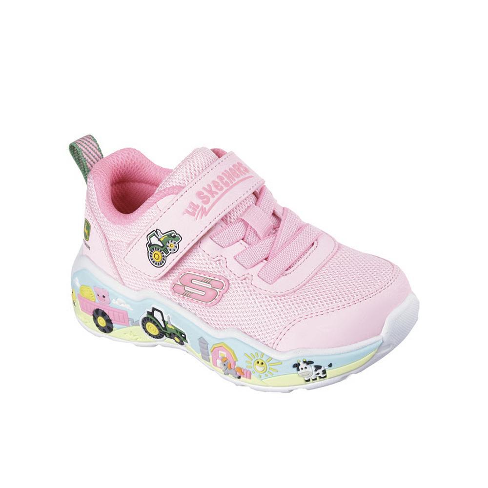Sapatilhas Skechers Menina Play Scene Rosa 2/4