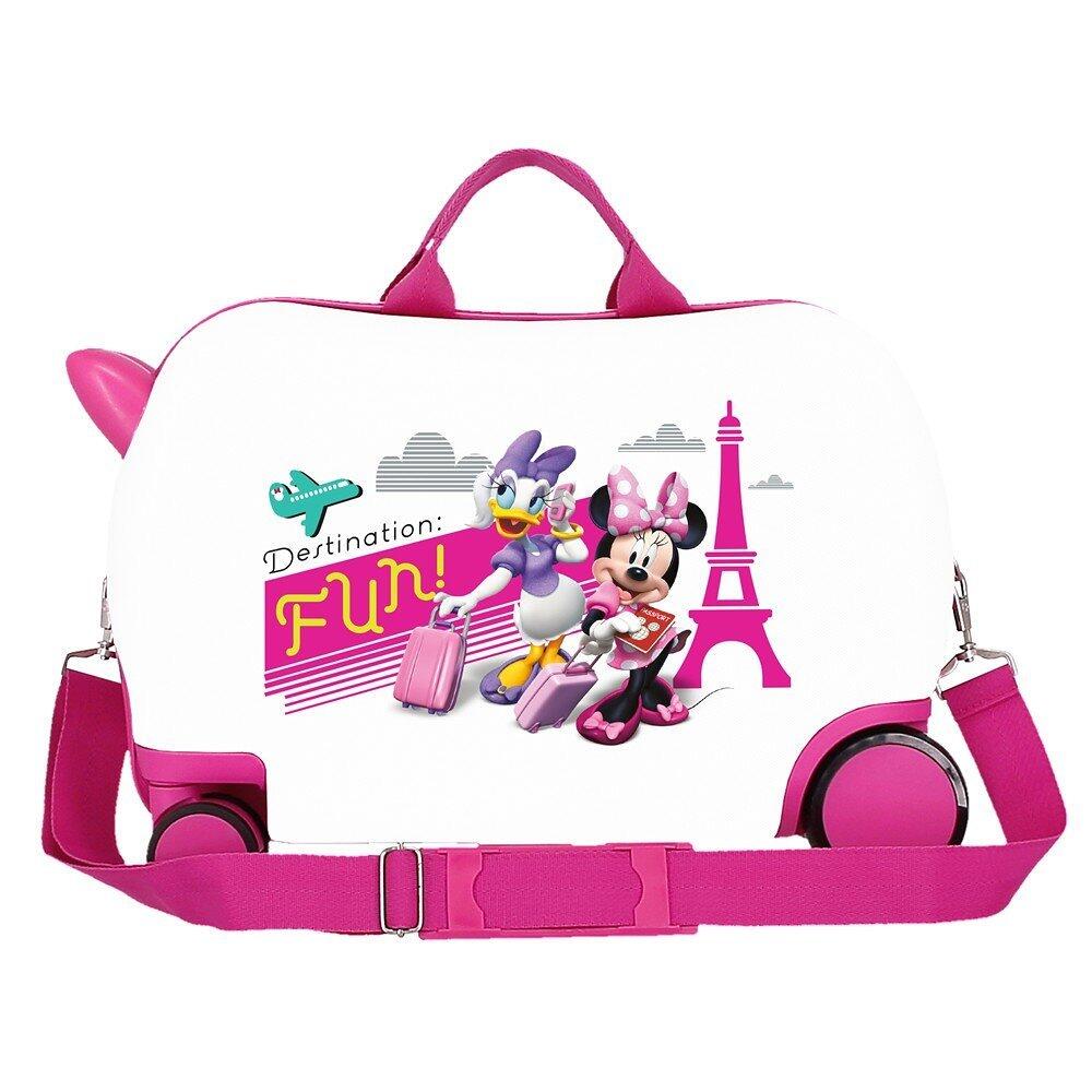 Valise enfant Minnie & Daisy Paris ABS avec une capacité de 24L blanc 2/5