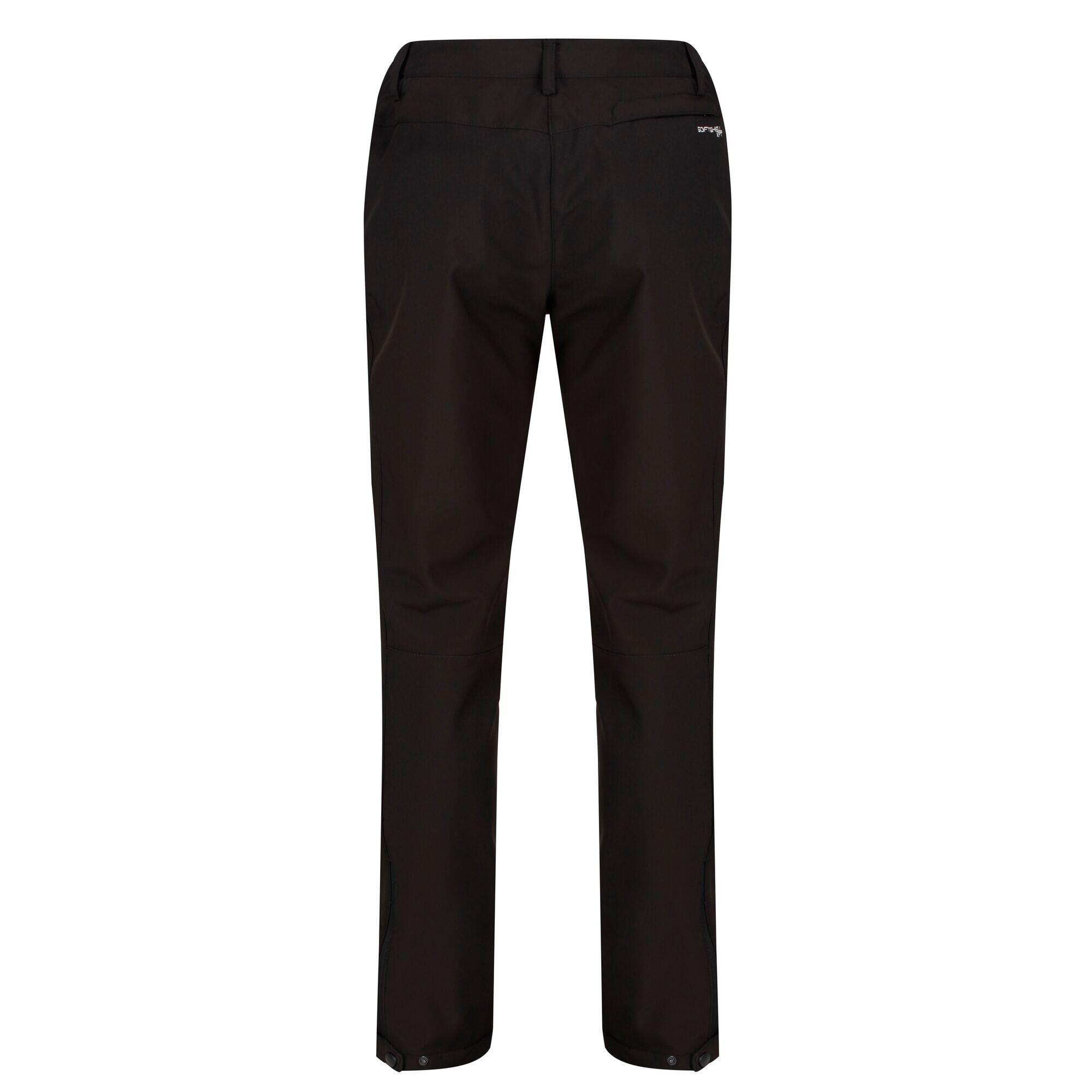 Great Outdoors Womens/Ladies Geo Softshell II Regular Leg Trousers (Black) 2/5