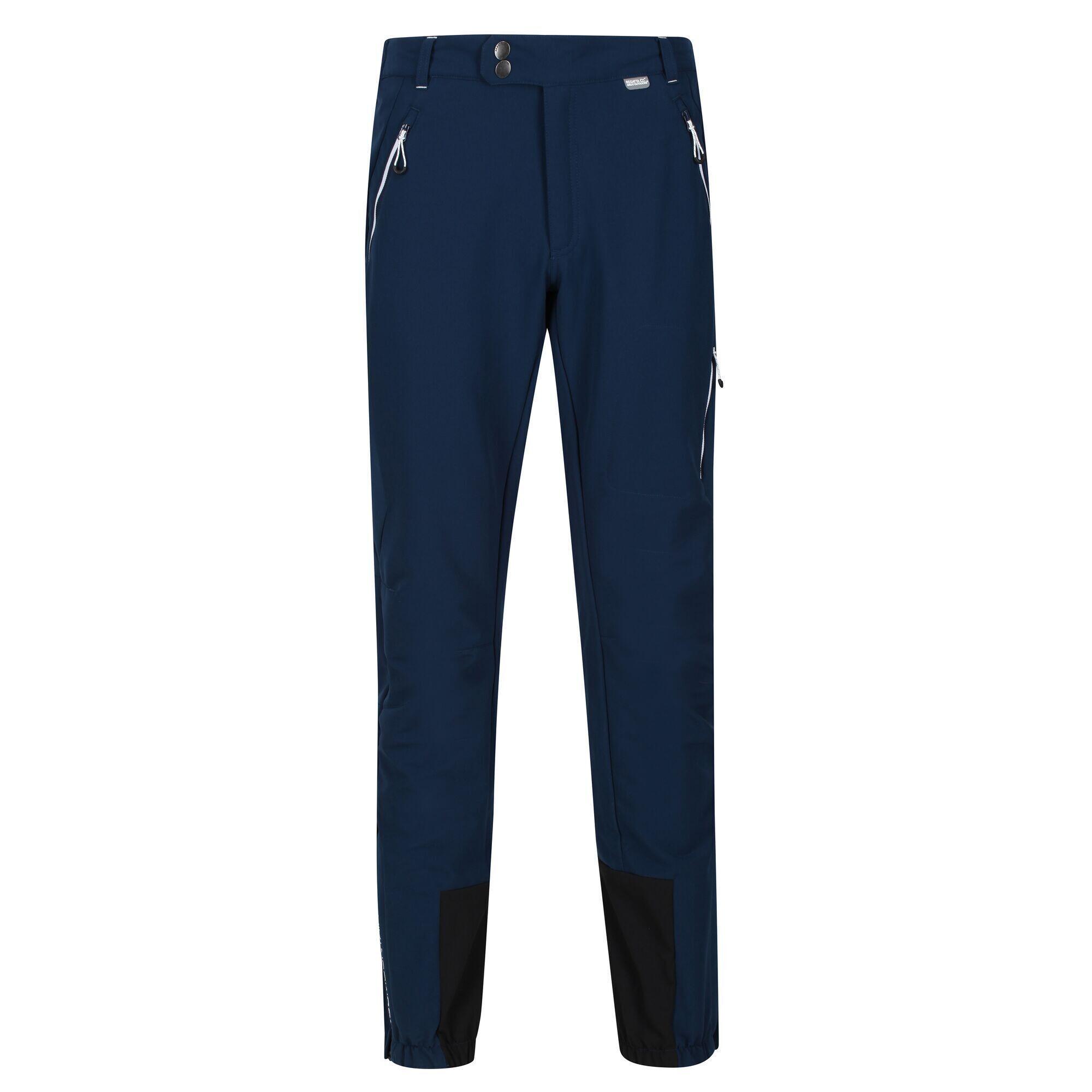 REGATTA Mens Mountain Walking Trousers (Moonlight Denim)