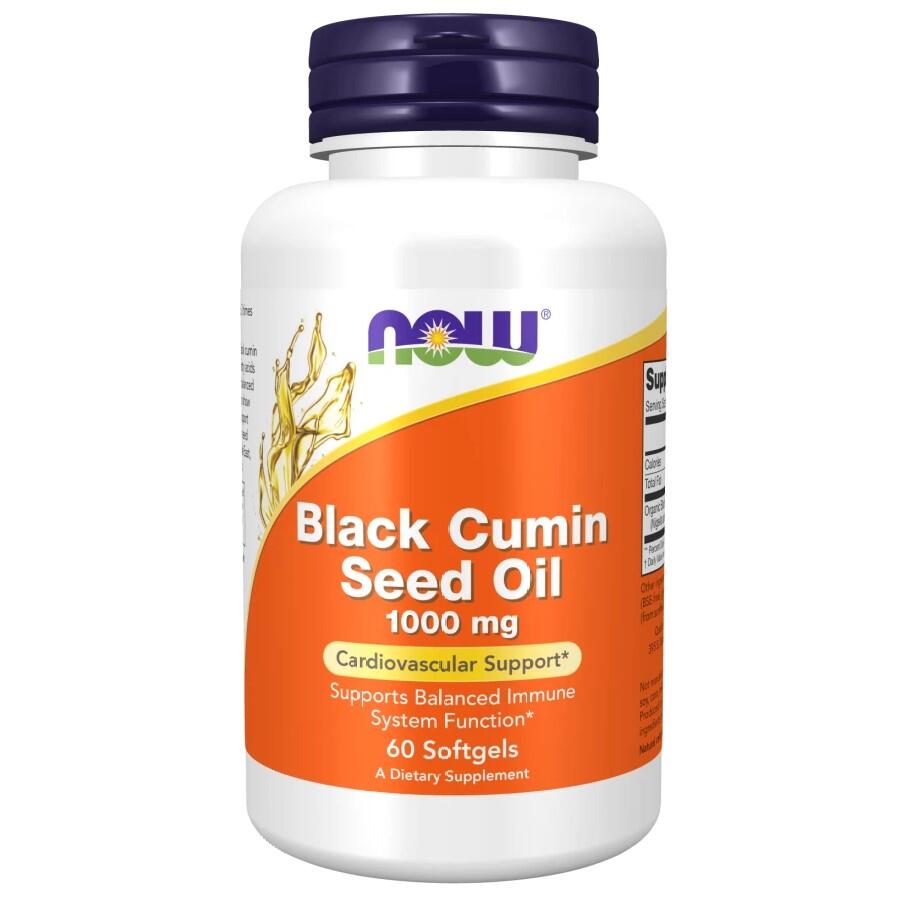NOW Foods Black Cumin Seed Oil 60 Softgels