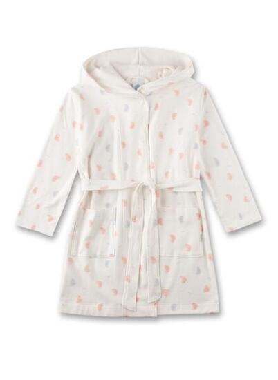 Peignoir pour fille blanc