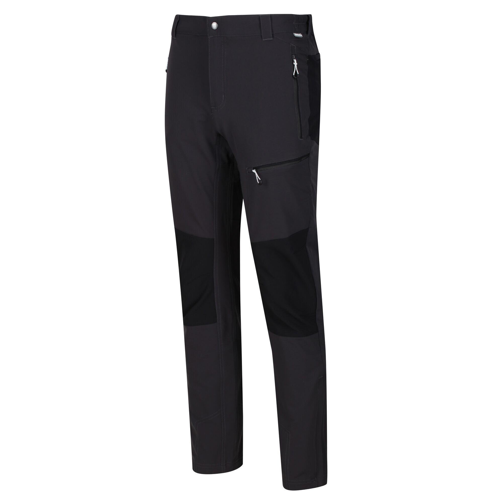 Mens Questra III Trousers (Ash/Black) 4/5