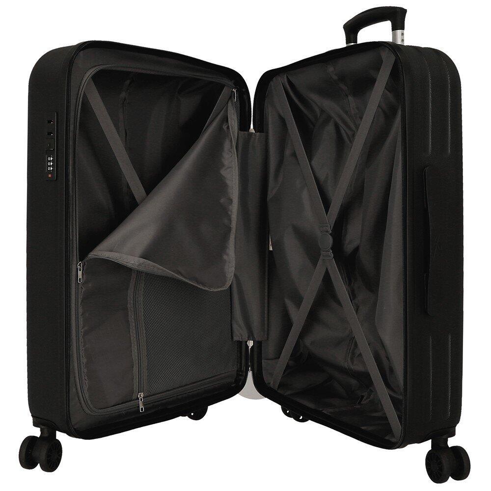 Valise moyenne Reebok Roswell ABS capacité 56L noir 4/5