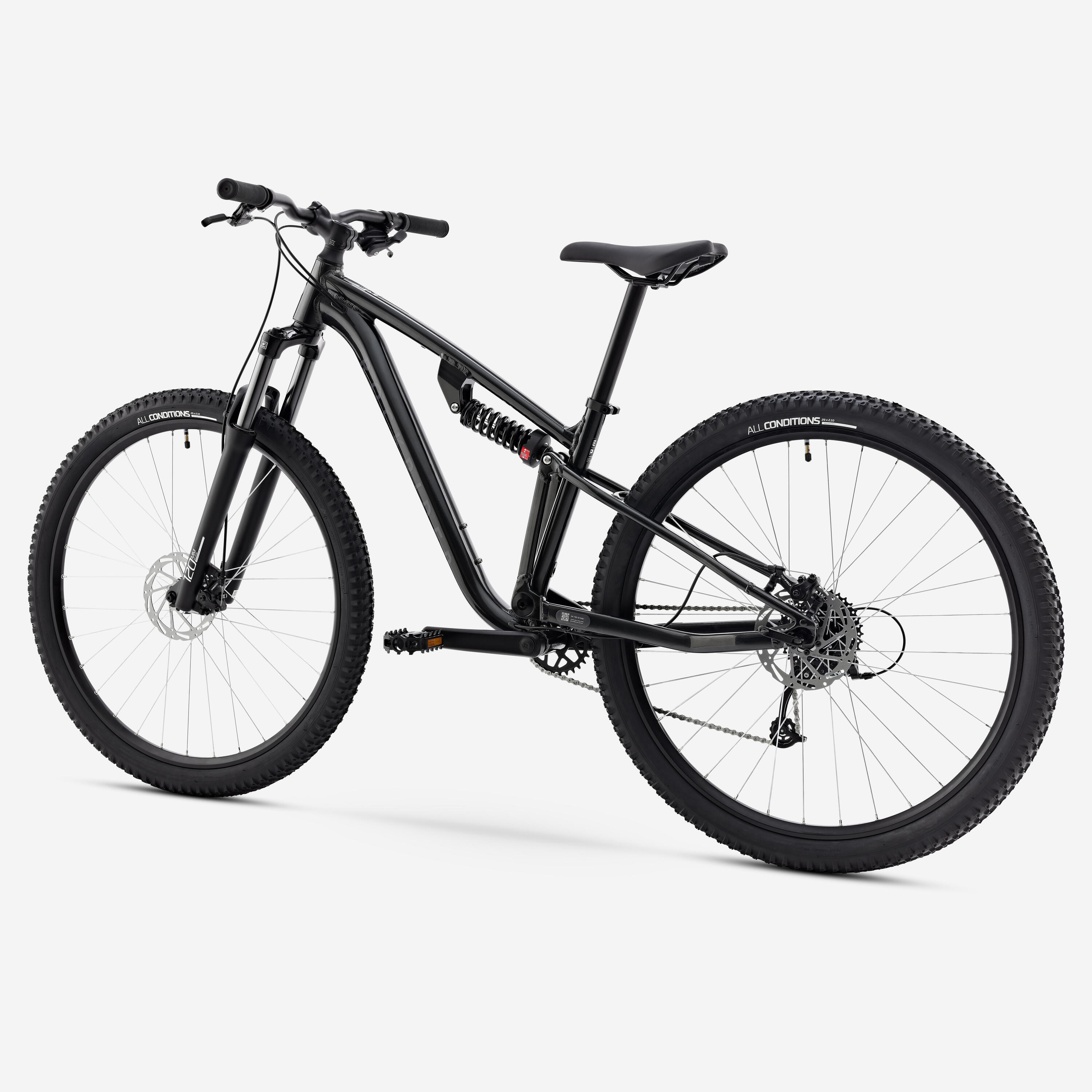 Tweedehands Tour mountainbike fully 29" aluminium frame Expl 100 S zwart 3/5