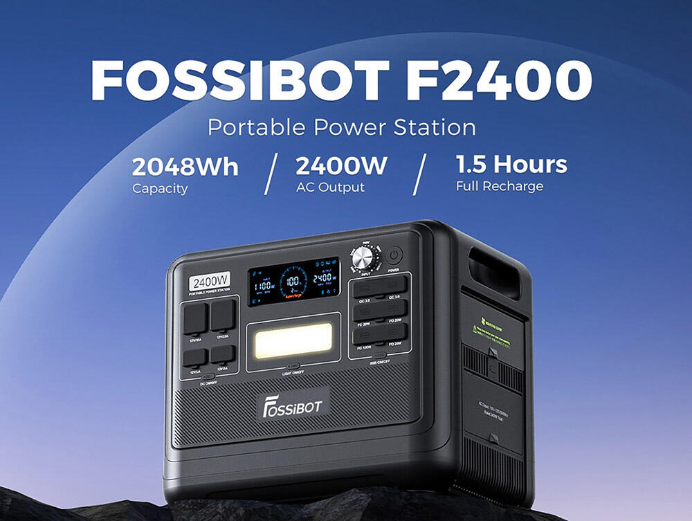 Station portable FOSSiBOT F2400 – Noir 4/7