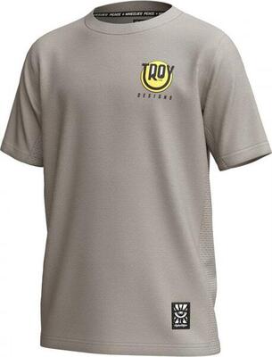 Troy lee designs skyline ride grijs kinderfietsshirt met korte mouwen