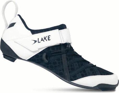 Lake TX224 Comfort Plus Triathlon Schuh Weiß/Schwarz - Large