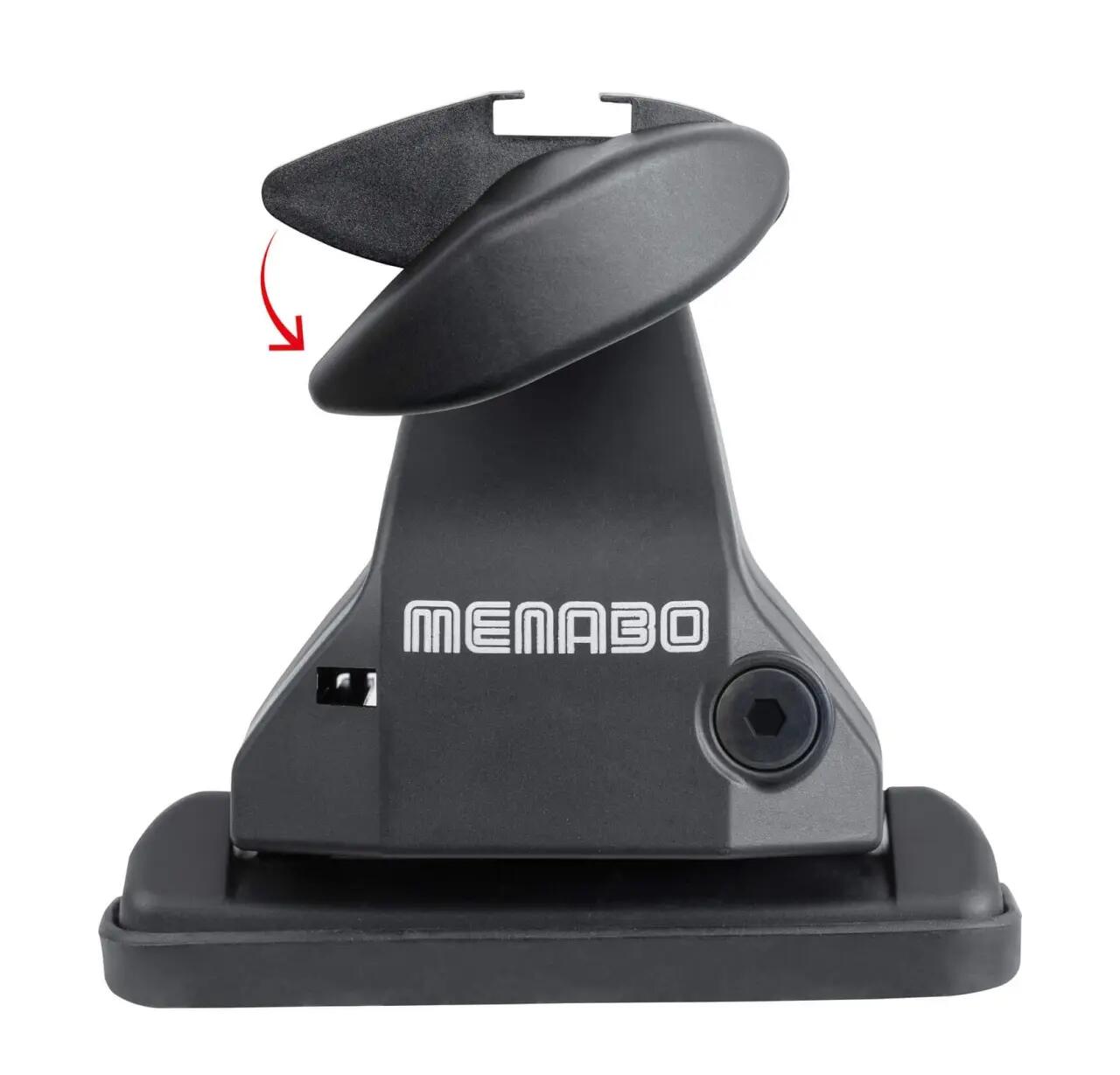 Tetőcsomagtartó Menabo Omega Plus Black – Audi A3 (8P), 3 ajtós, 2004-2007 6/7
