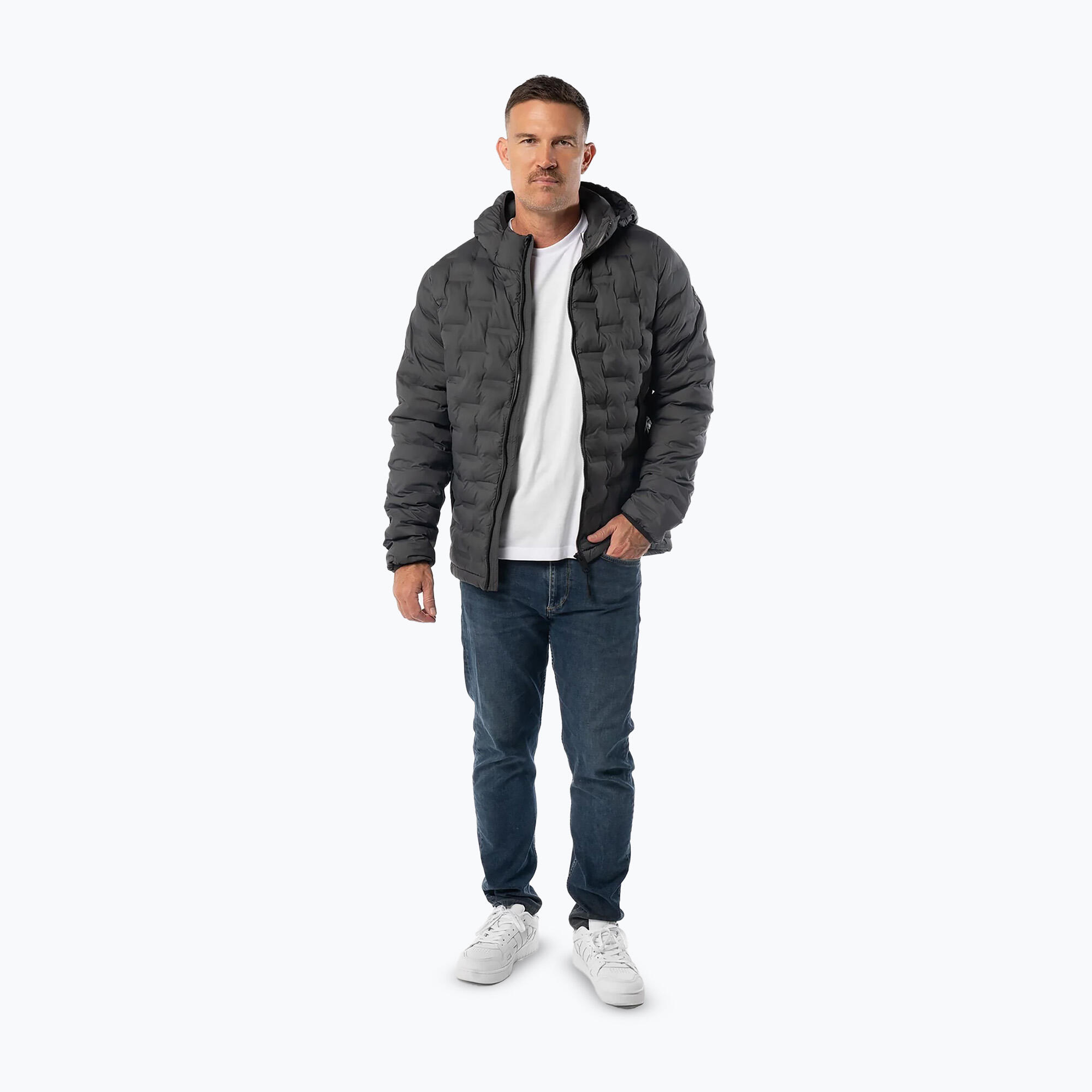 Kurtka zimowa męska Pitbull Camino Quilted Hooded 2/7