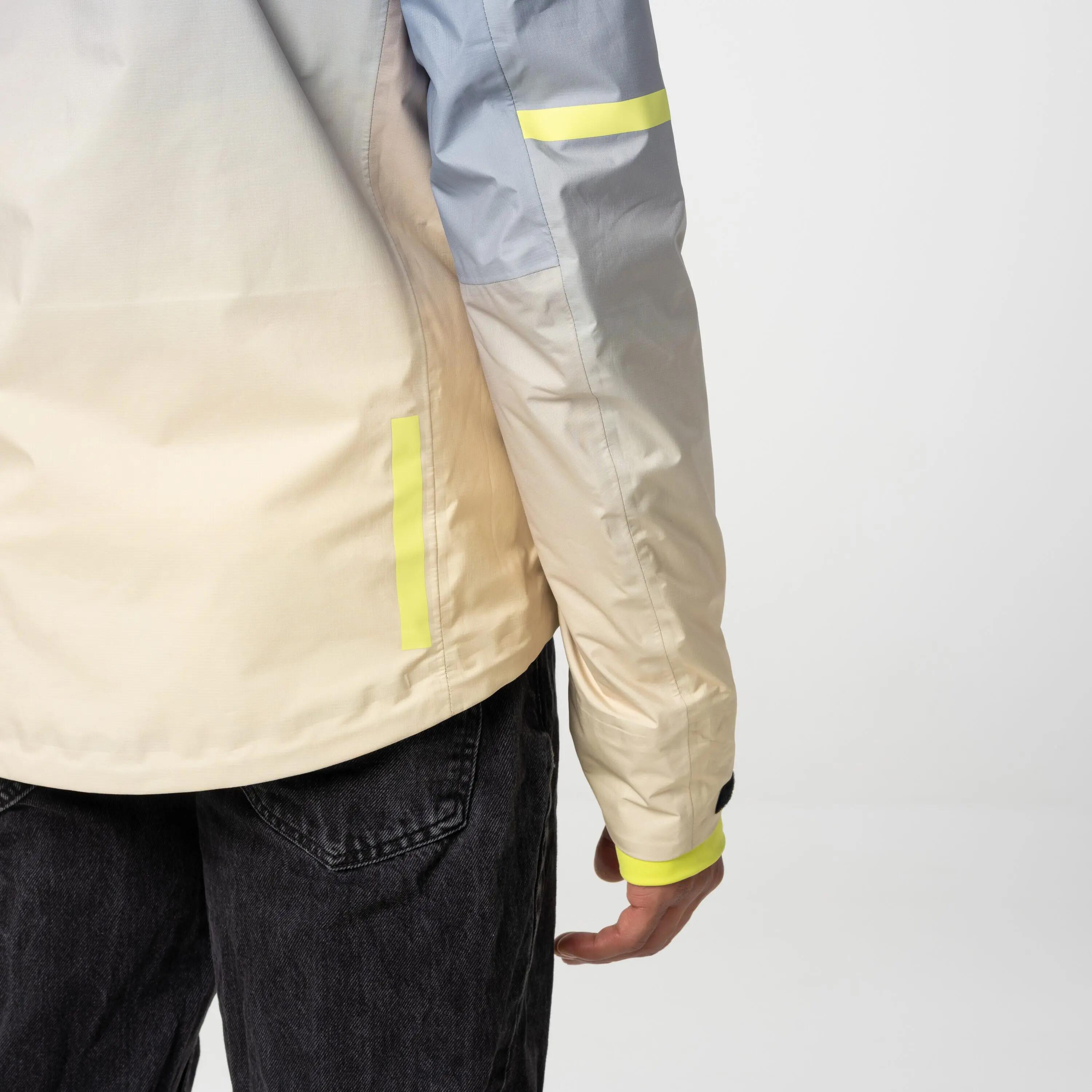 Veste de pluie vélo ville imperméable Pro gris 7/7