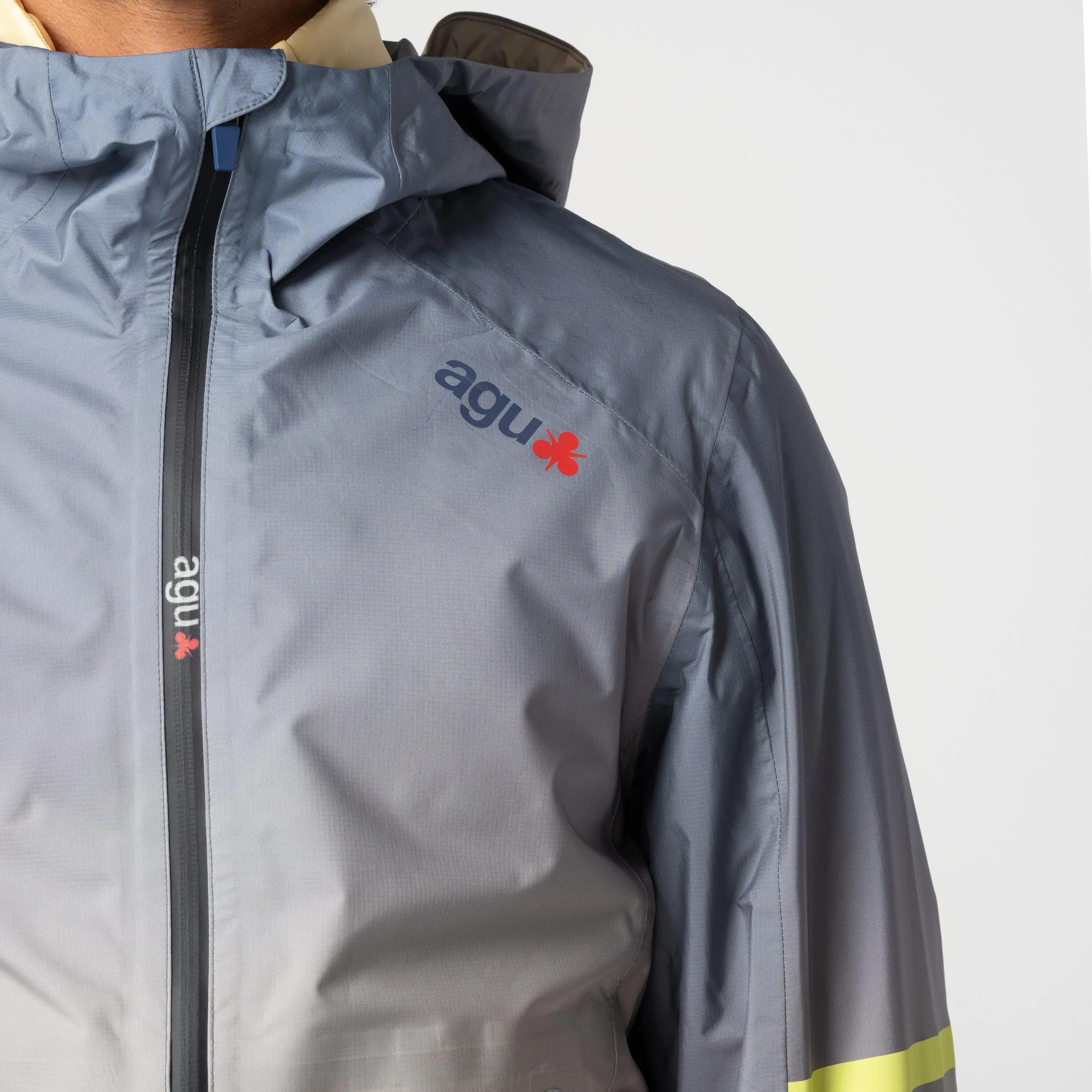 Veste de pluie vélo ville imperméable Pro gris 6/7