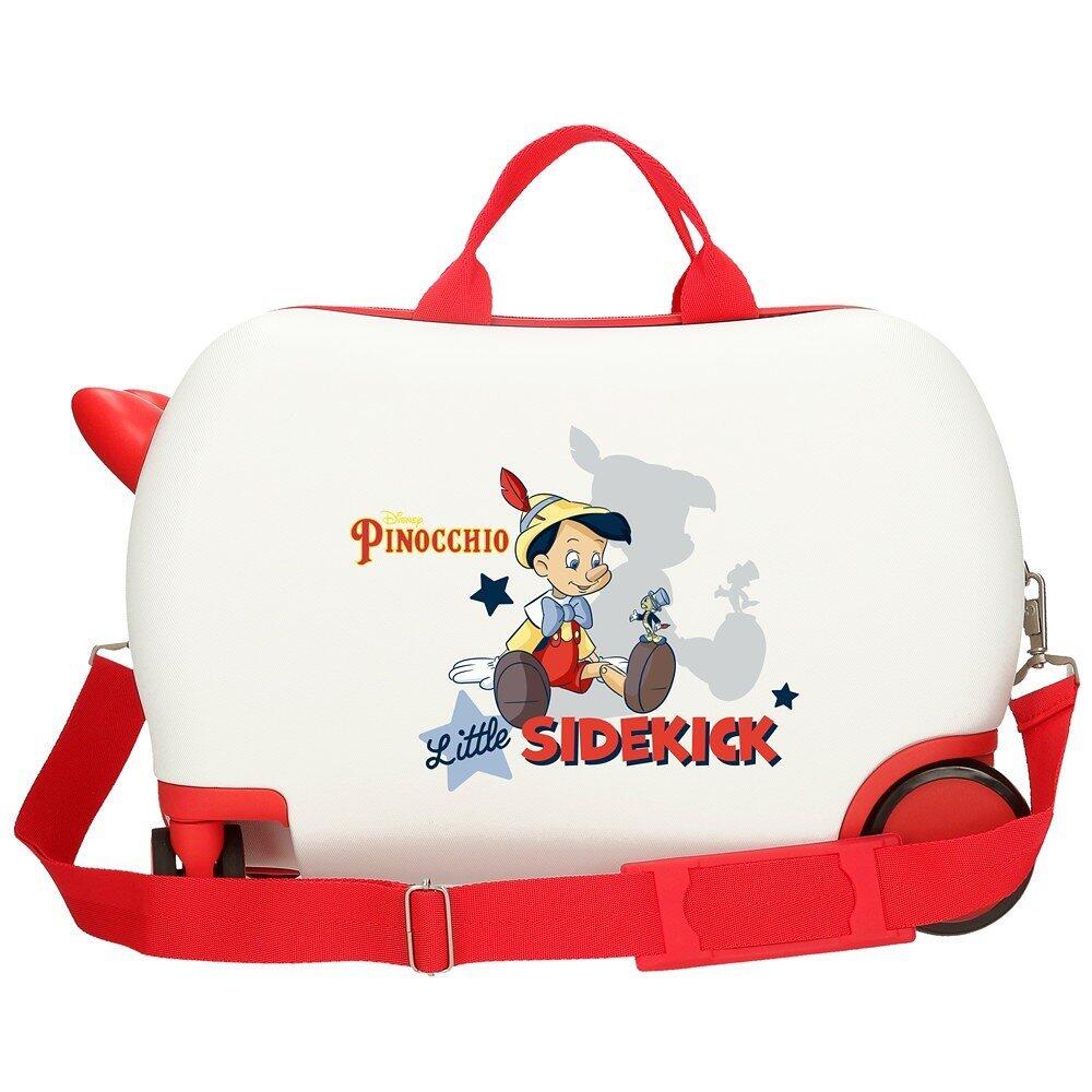 Valise enfant Pinocchio & Little Sidekick ABS avec une capacité de 24L blanc 2/5