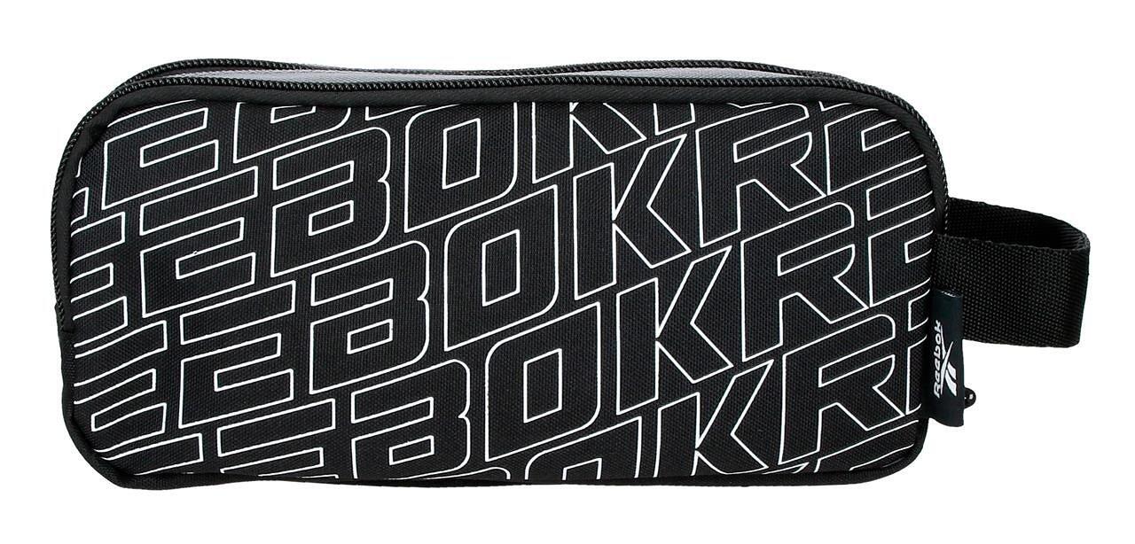 Estojo três compartimentos Reebok Stockton 22x10x9 cm preto 2/5