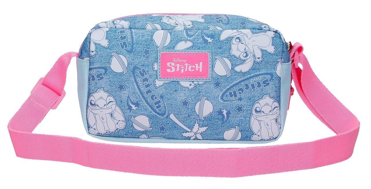 Bolsa tiracolo Stitch Hearts 20x12x8 cm denim 2/5