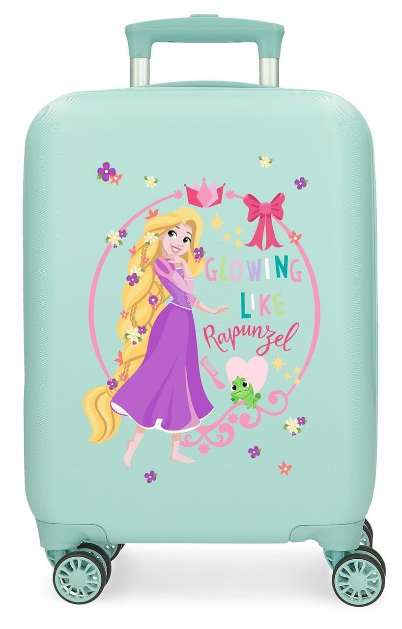 Valise cabine Princess celebration Raiponce ABS avec une capacité de 28L bleu 1/5