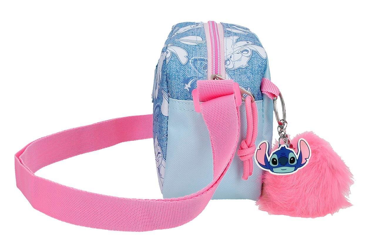 Bolsa tiracolo Stitch Hearts 20x12x8 cm denim 4/5
