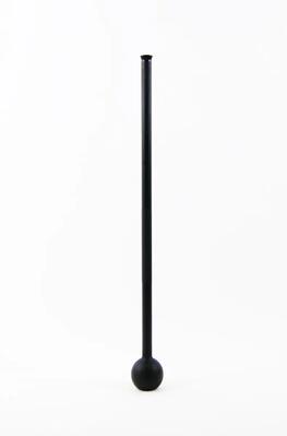 Muscle power macebell kleur: zwart 6 kg