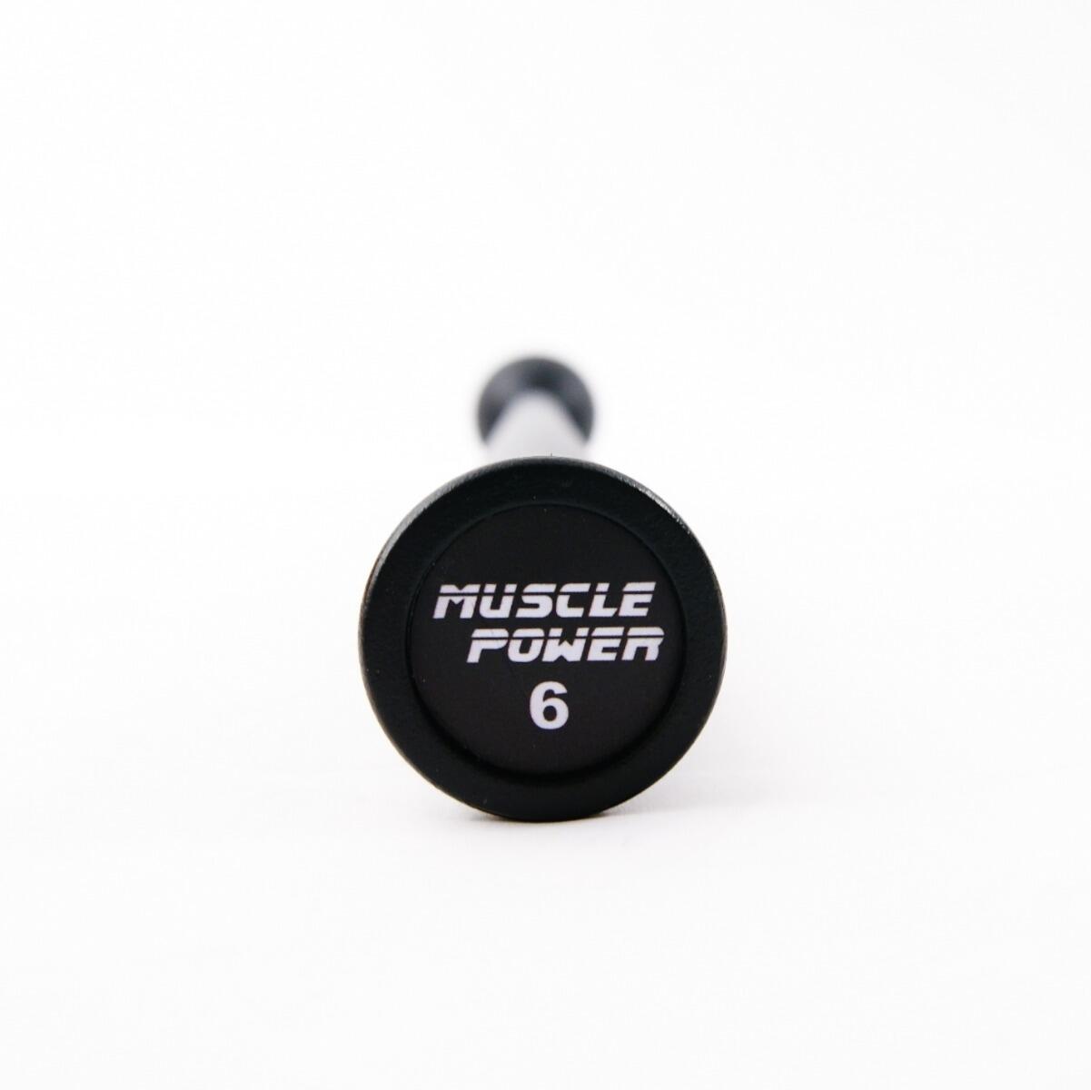 Muscle Power Macebell kleur: zwart 6 kg 3/6
