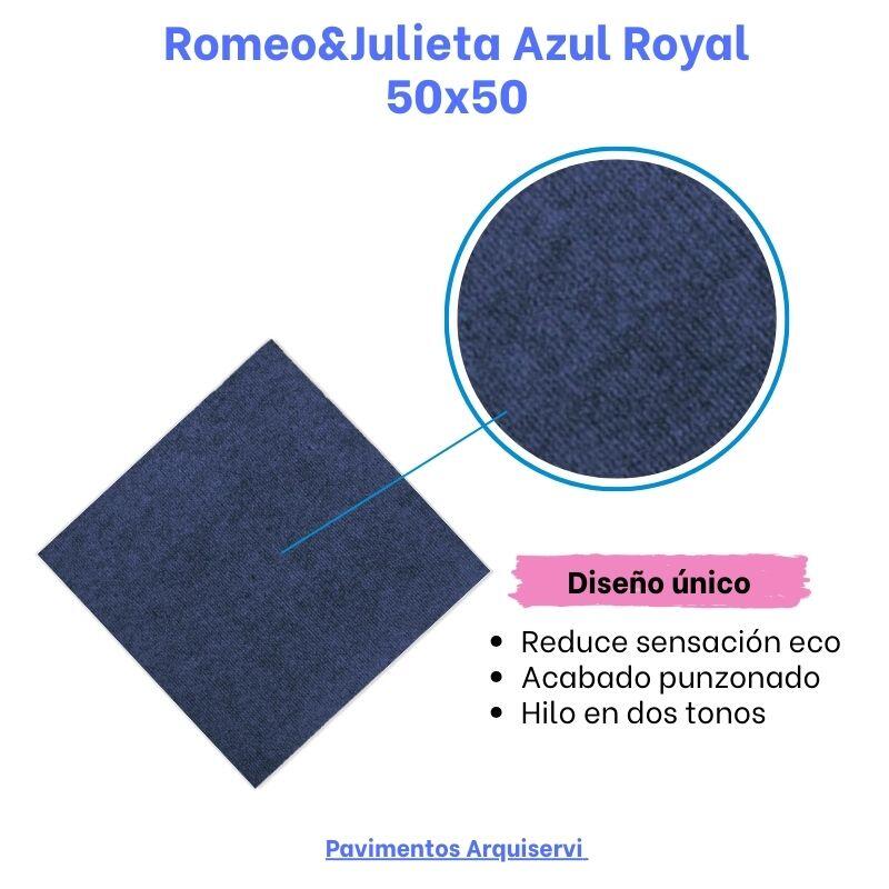 Alfombra Moqueta en loseta Viena Royal 50x50 cm para yoga, pilates 5/7