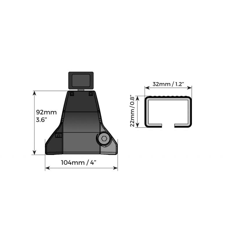 Bare transversale Menabo Omega oțel pentru BMW X3 (F25) 2010-2017