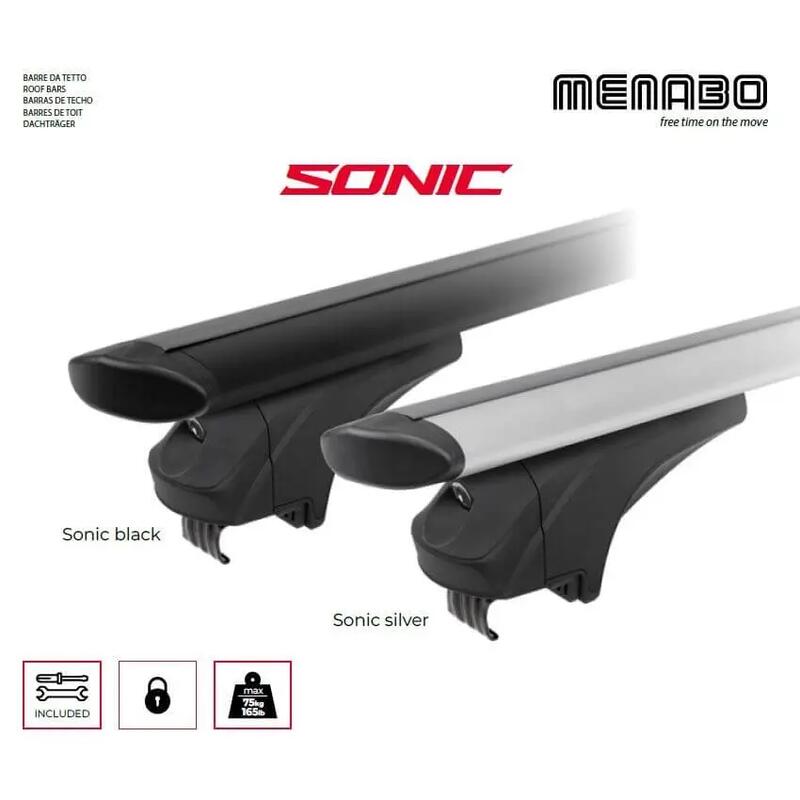 Bare transversale Menabo Sonic Silver pentru Fiat Panda III (319) Hybrid 2020+