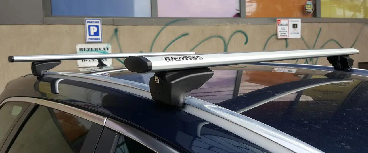 Tetőcsomagtartó Menabo Blade – BMW IX1 (U11), 2022+, hossz 130 cm, 2 db 5/7