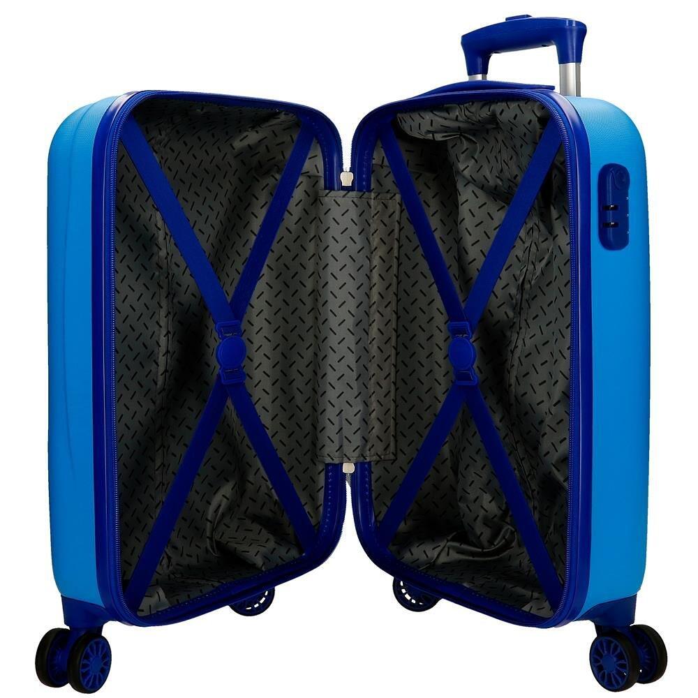 Mala de cabine Mickey peek a boo ABS com capacidade de 33L azul escuro 4/5