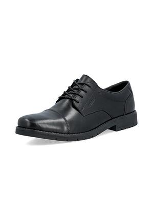 Rieker Herren Schnürschuh Halbschuh Leder 13901-00 Black