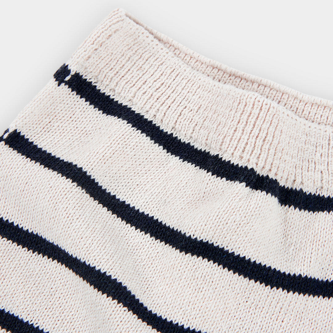 Pantalones de verano de senderismo bebé boboli blanco 4/4