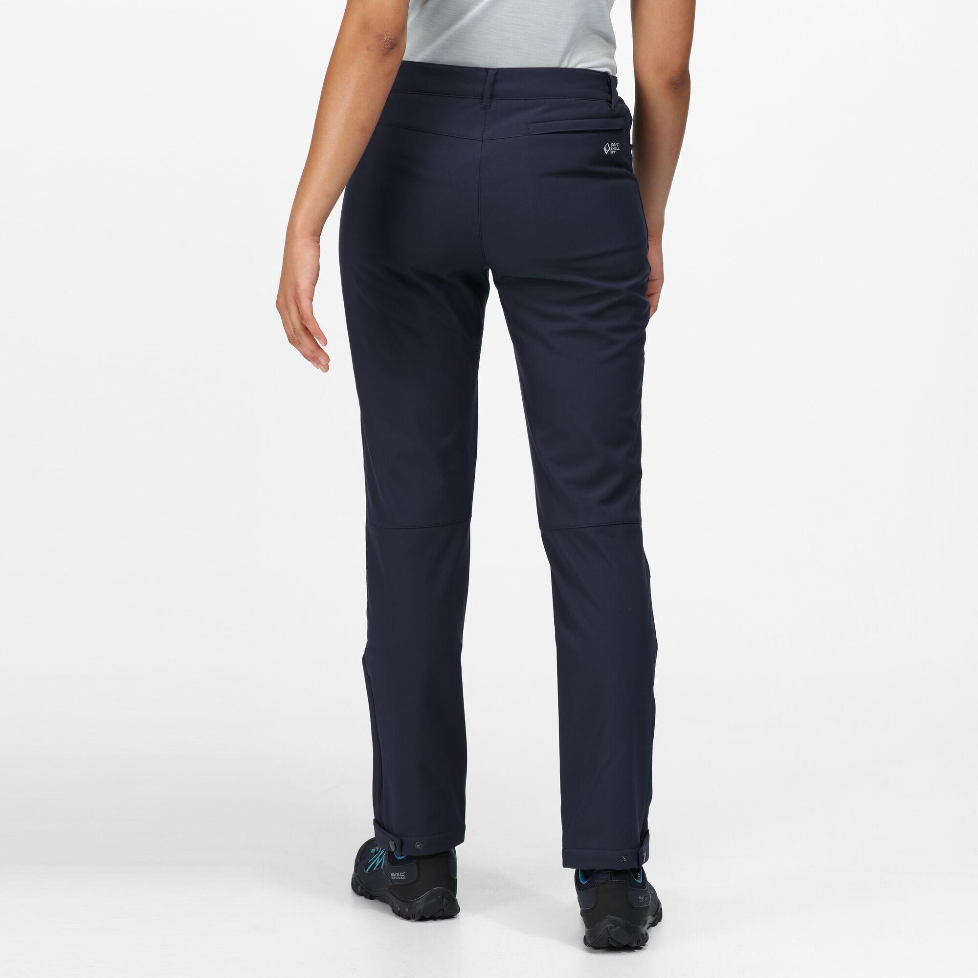 Great Outdoors Womens/Ladies Geo Softshell II Long Leg Trousers (Navy) 3/5