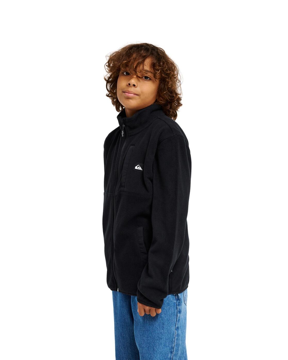 Fleece met Rits NO DESTINATION Schwarz Jongens 8-16 3/4