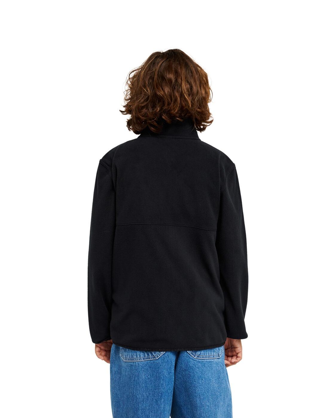 Fleece met Rits NO DESTINATION Schwarz Jongens 8-16 2/4