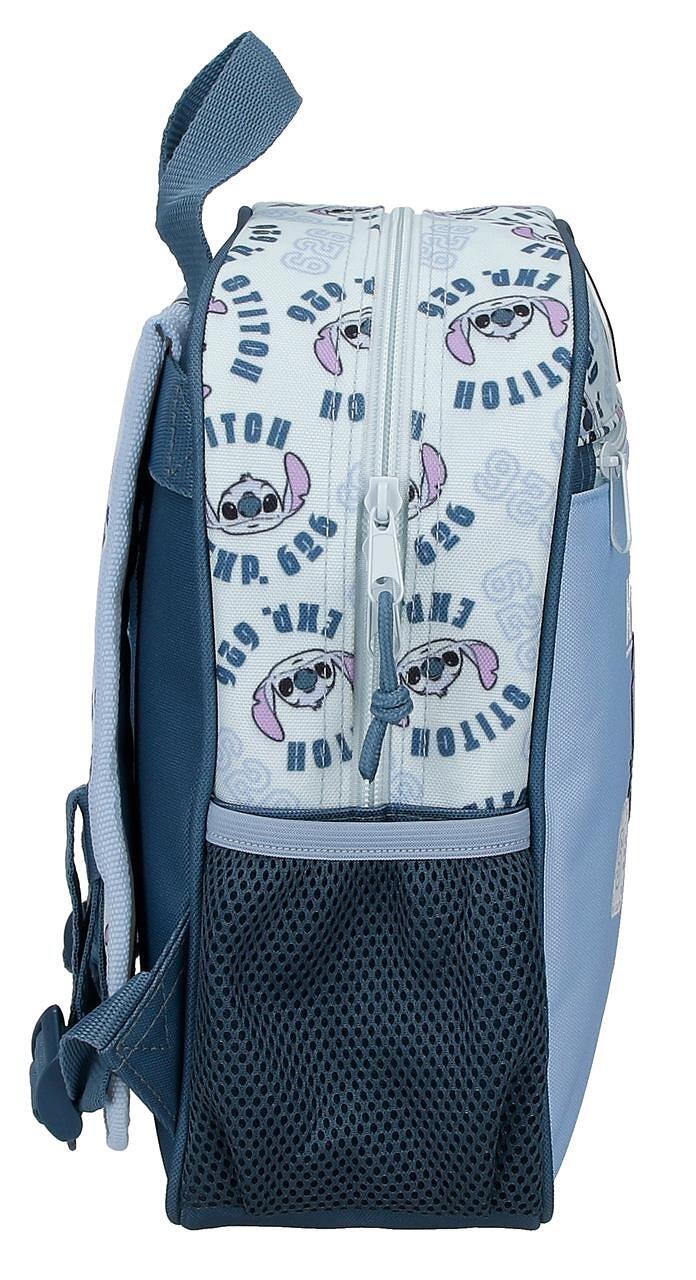 Zaino scolastico adattabile a trolley Stitch keep going 23x28x10 cm blu navy 4/5
