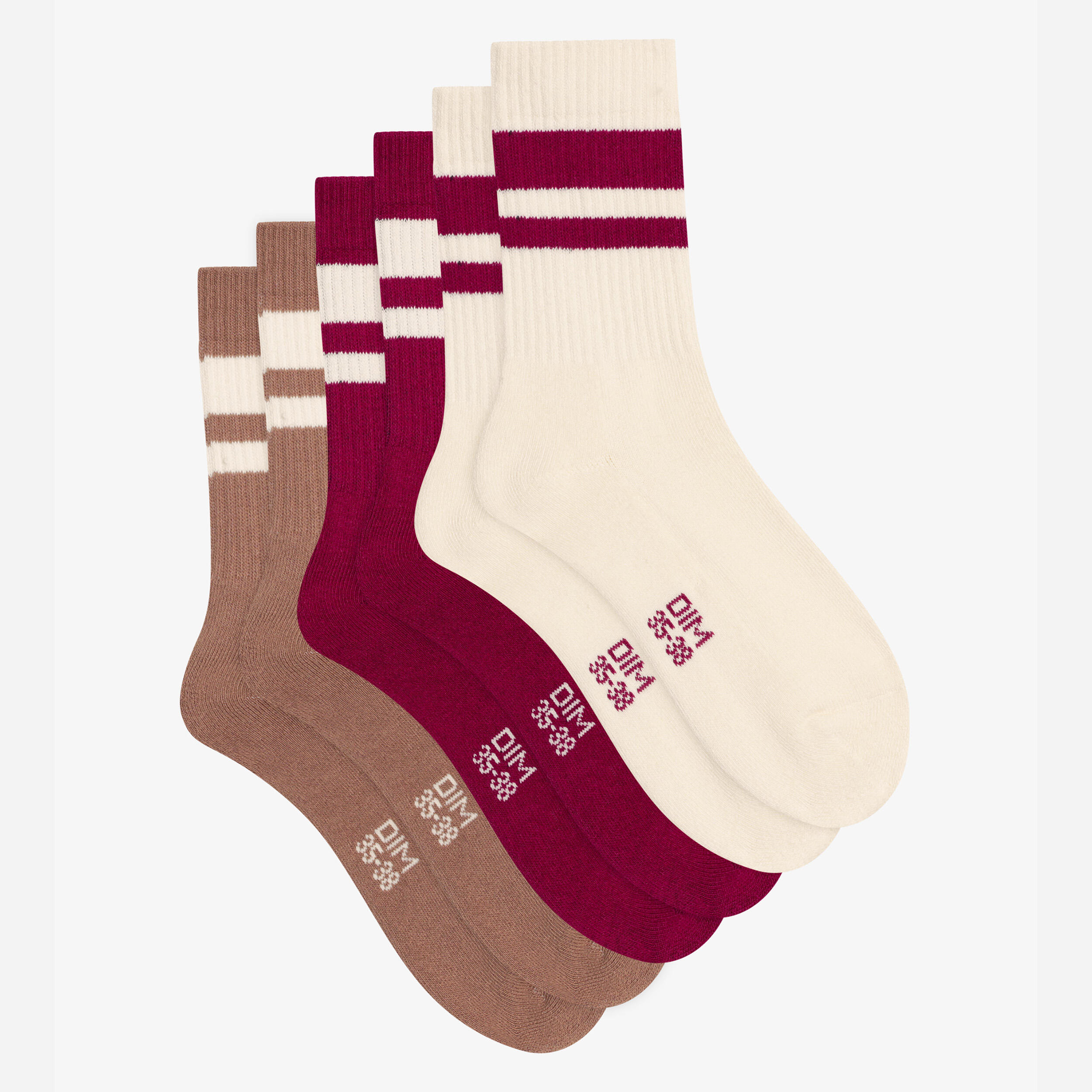 Lot de 3 paires de mi-chaussettes Femme EcoDim Sport 3/3