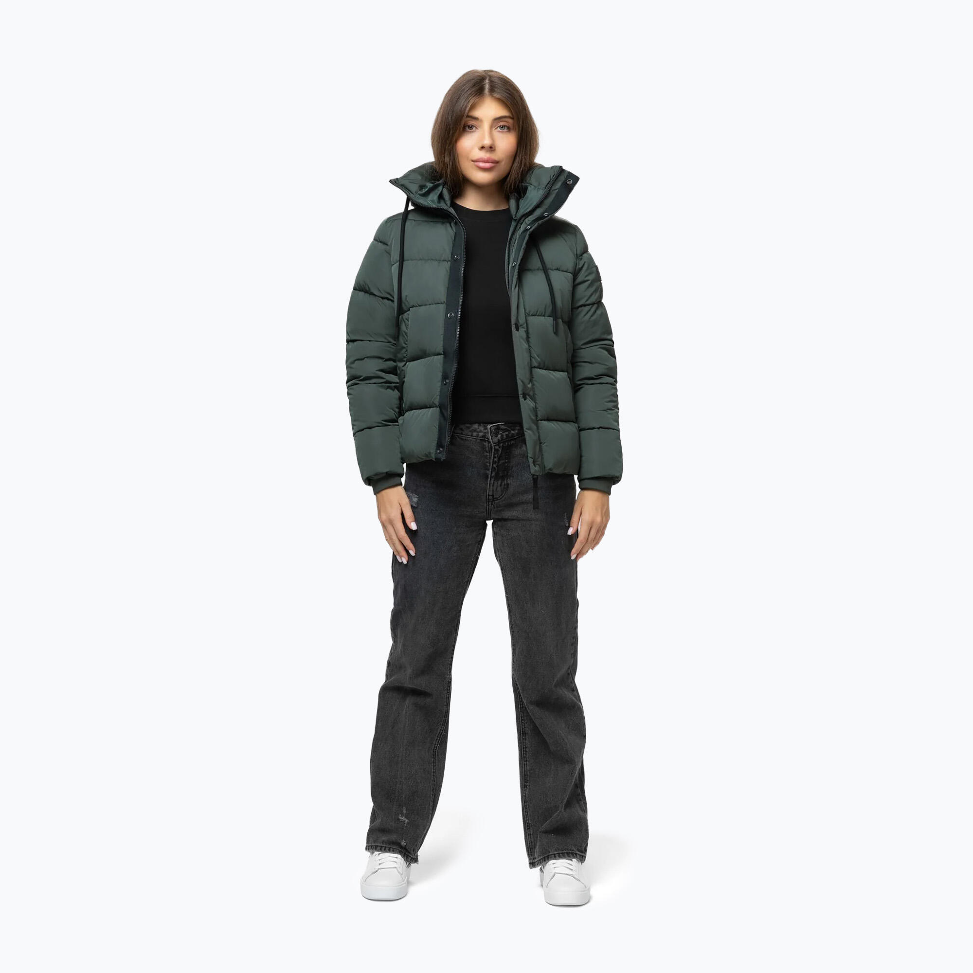 Kurtka zimowa damska Pitbull Amalia Padded Hooded 2/7