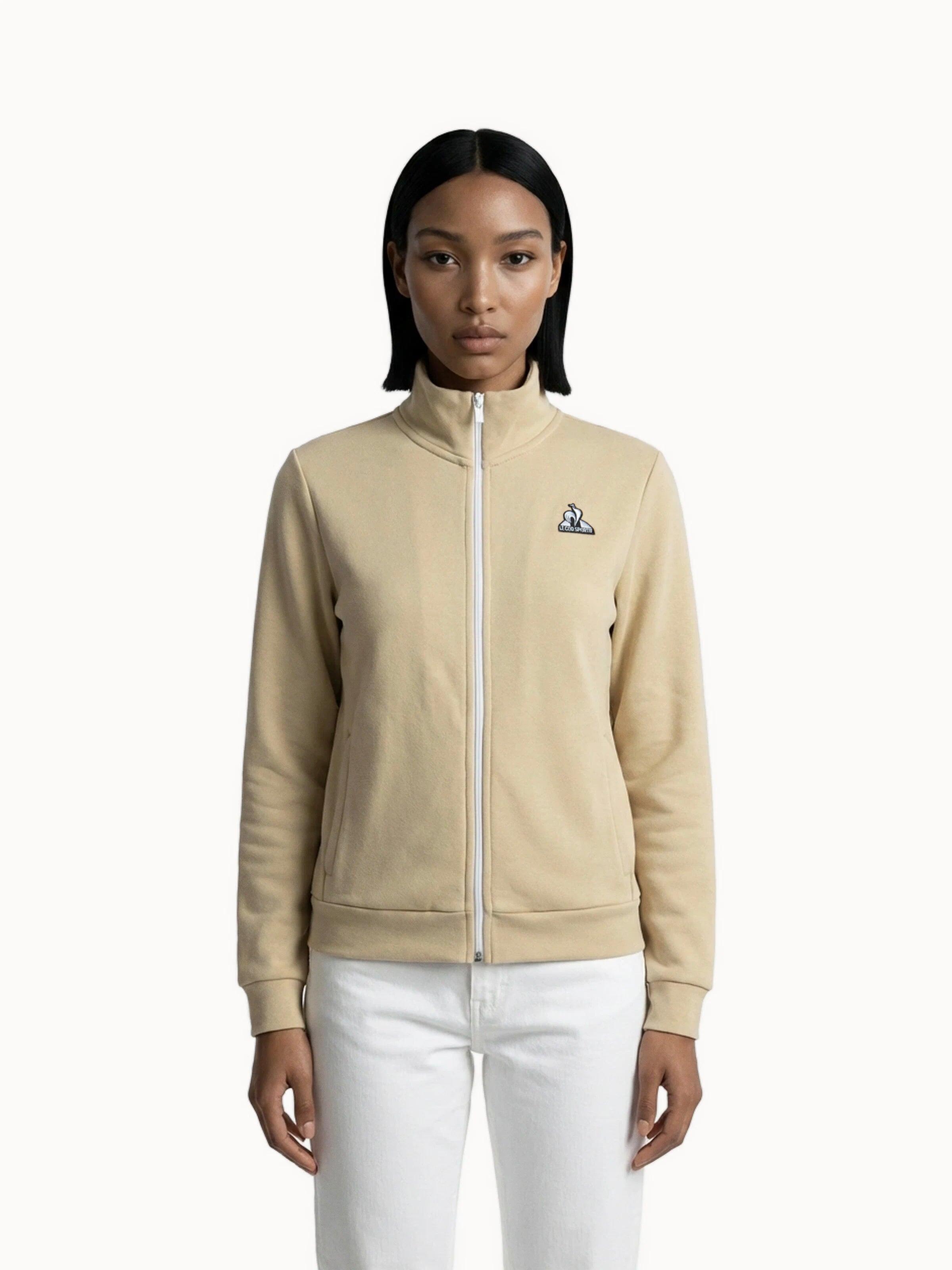 Veste zippée col montant en molleton Contemporain 1/4