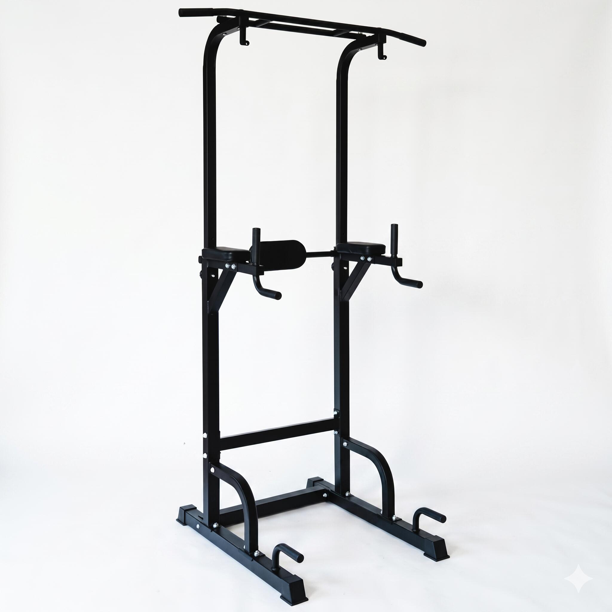 Home Gym Set: Calisthenics Power Tower Krachtstation + Verstelbare Halterbank 2/5