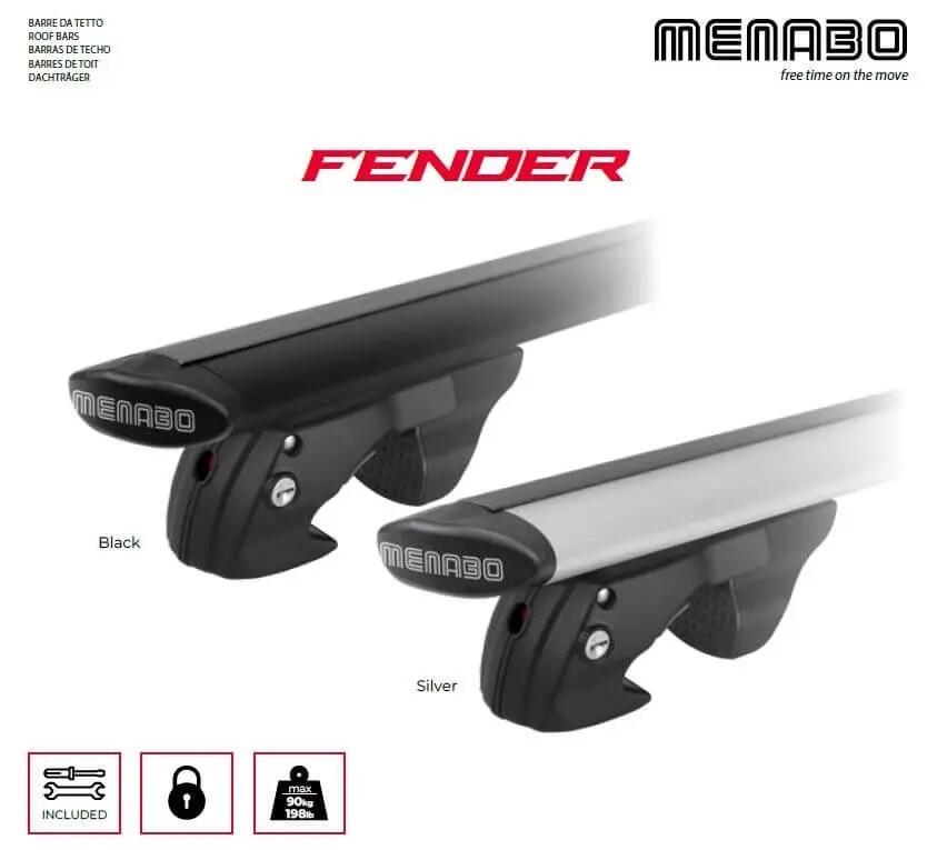 Menabo Fender Silver - bare transversale Alfa 159 Sportwagon 6/7