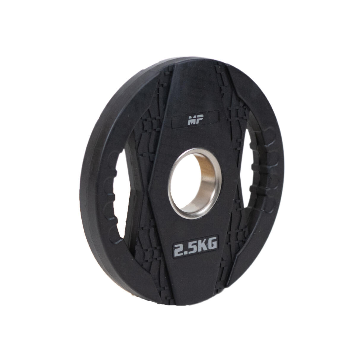 Muscle Power MP2005 Olympische rubber halterschijven 2 grips 2.5 KG 3/6