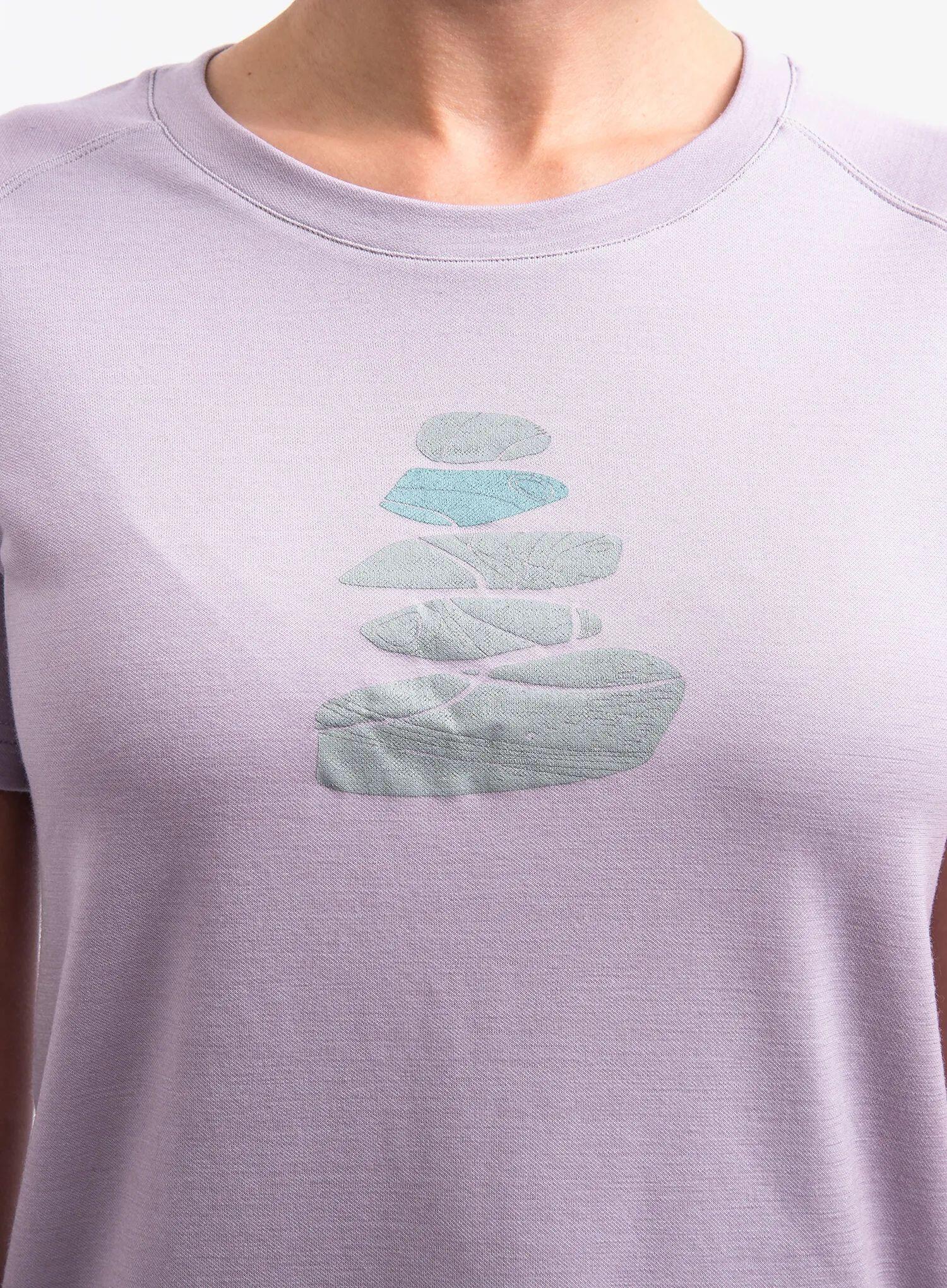 Koszulka merino damska Sensor Merino Blend Stone Tee SS 3/6