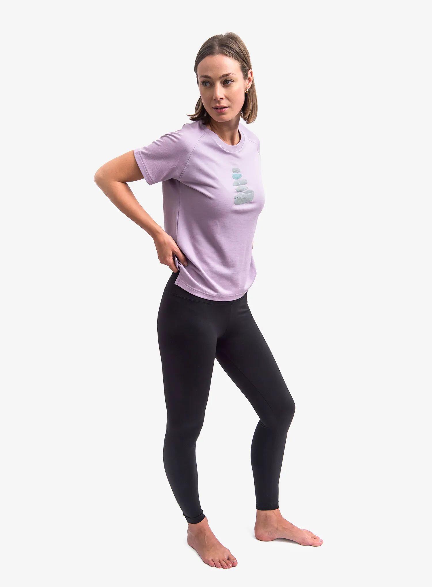 Koszulka merino damska Sensor Merino Blend Stone Tee SS 2/6