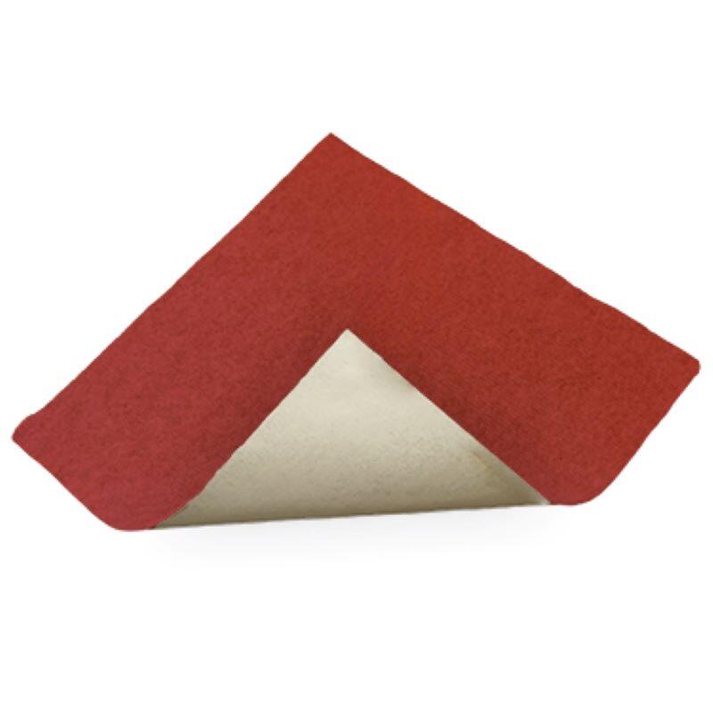 Alfombra Moqueta Adhesiva Rojo 50x50 (15M2) para yoga, pilates 2/4