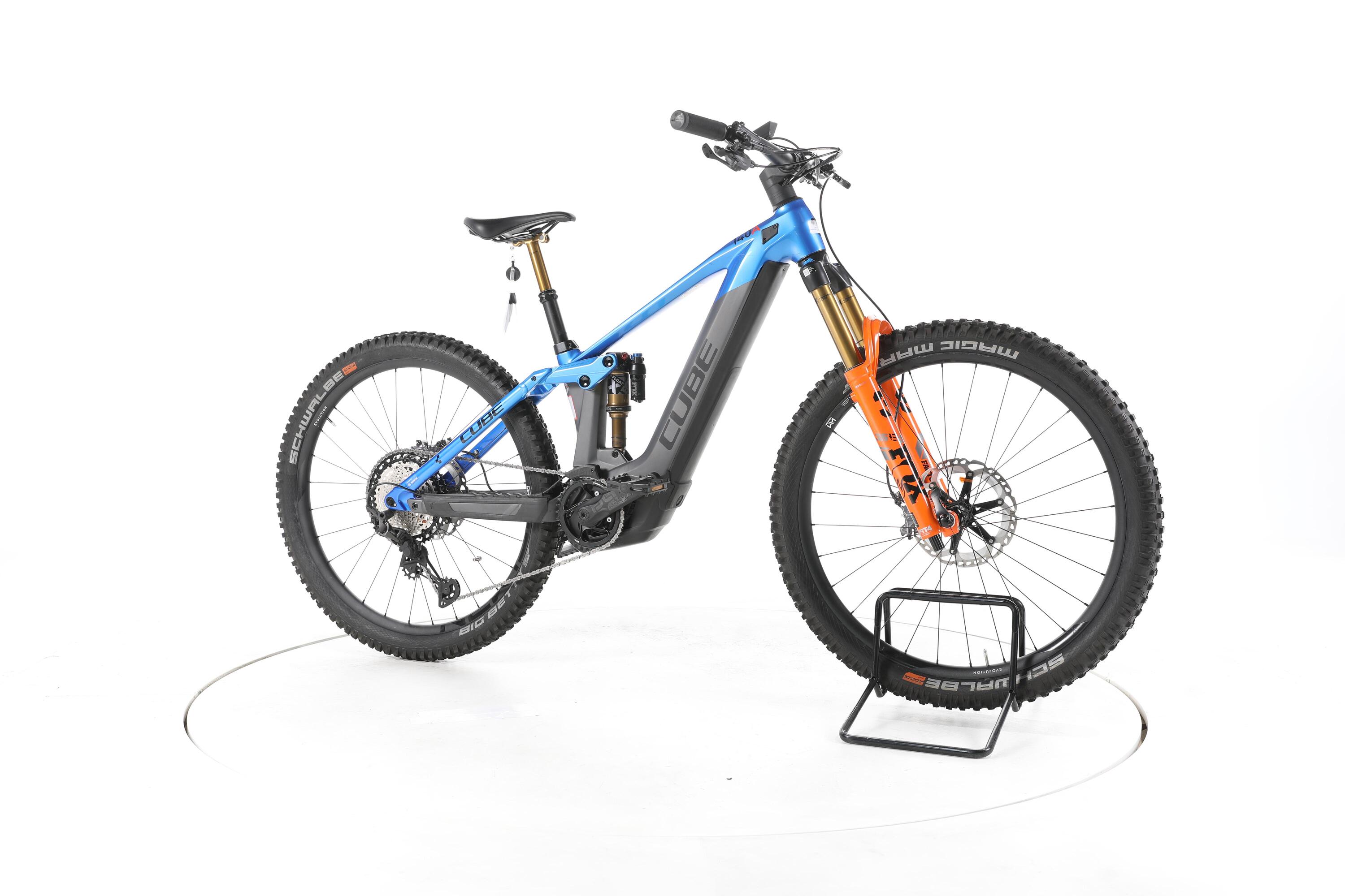 Second Life - Cube Stereo Hybrid 140 HPC Actionteam E-Bike Carbon - Stan dobry 2/7