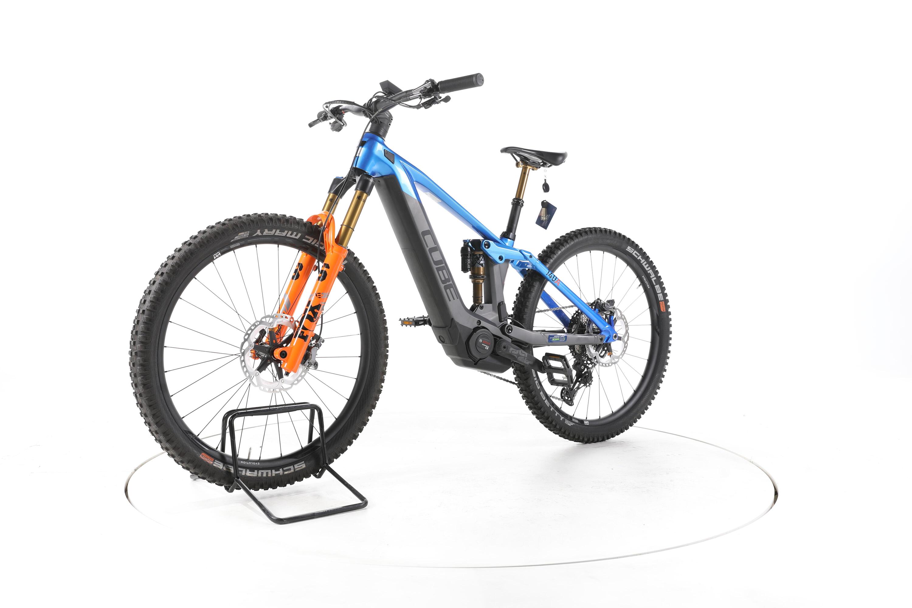 Second Life - Cube Stereo Hybrid 140 HPC Actionteam E-Bike Carbon - Stan dobry 5/7