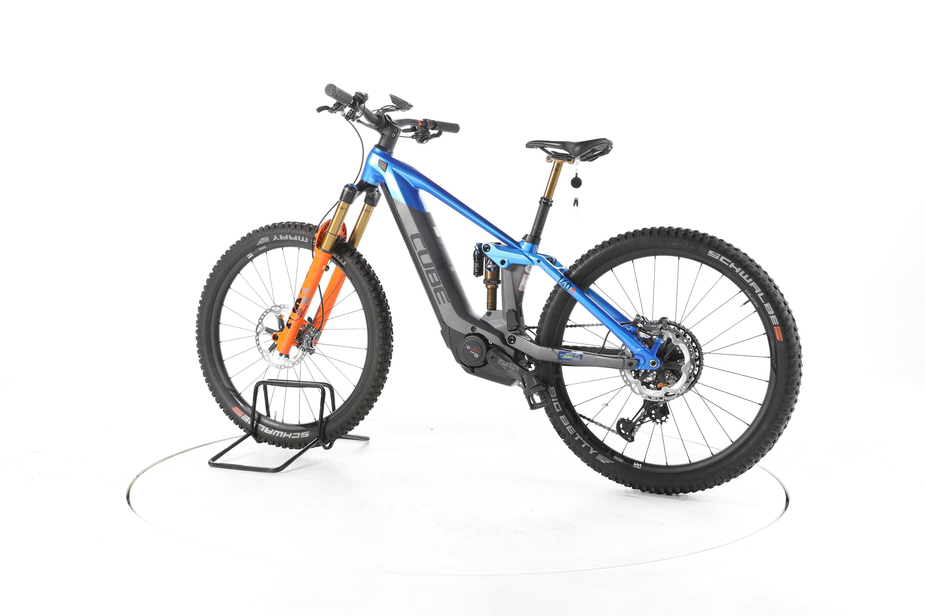 Second Life - Cube Stereo Hybrid 140 HPC Actionteam E-Bike Carbon - Stan dobry 7/7