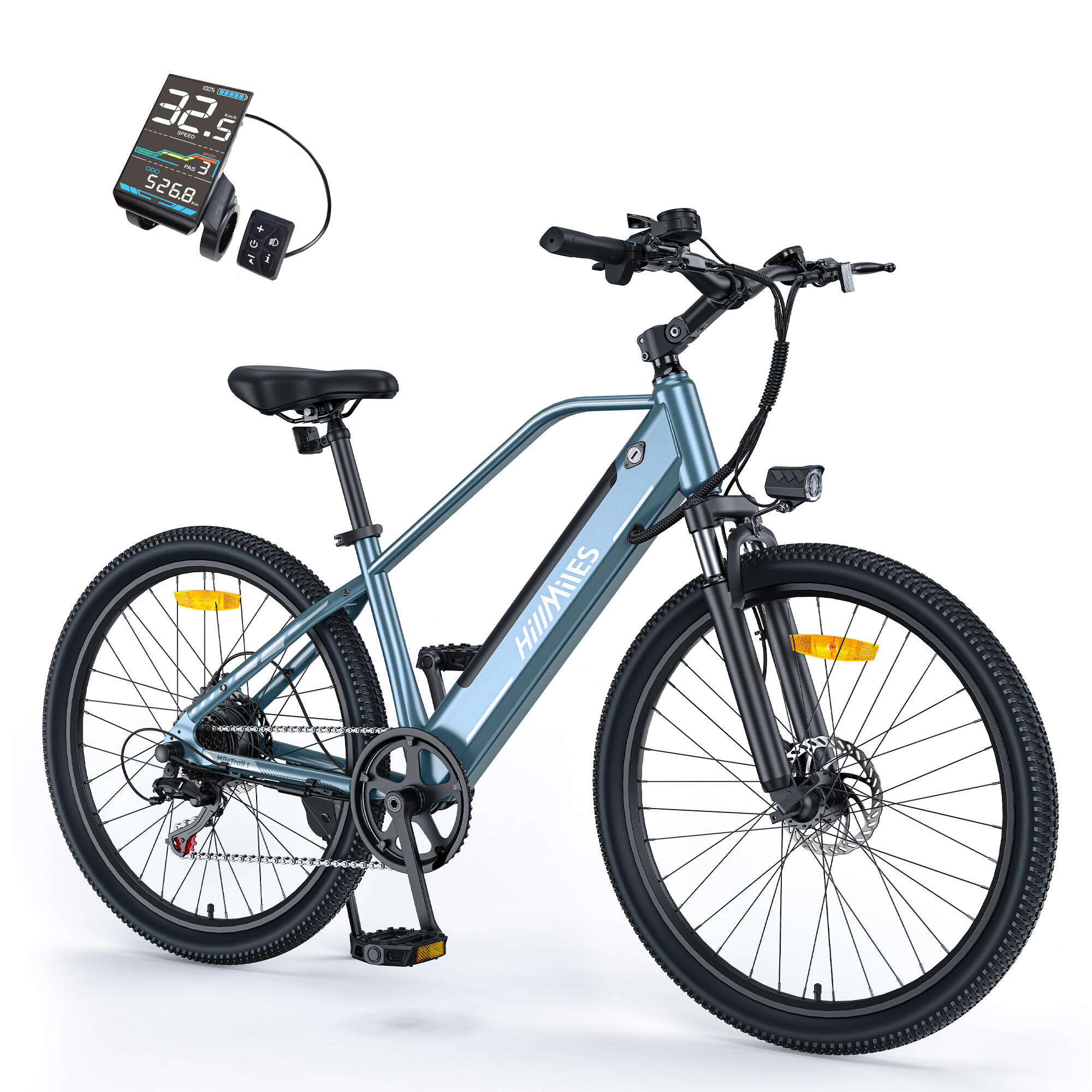 HillMiles MileTrail 1 Rower elektryczny Trail Ebike 26" 3/7