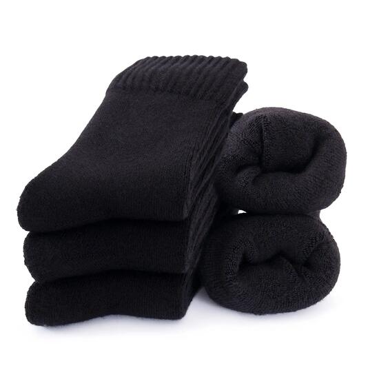 Herren & Damen Bambus Winter Socken 5er Pack (Modell: Mika)